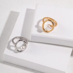 Geometric Open Circle Ring - Elevate Your Style, Express Your Unique Essence