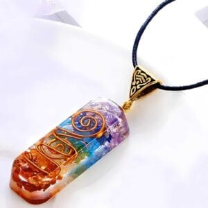 Titanium Quartz Stone Pendant - Elevate Your Energy, Transform Your Presence