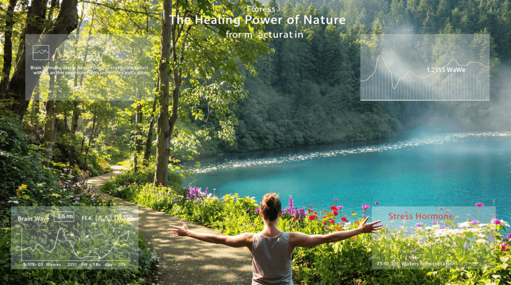 nature therapy cover • Lord Lifestyle A woman in the lap of nature.