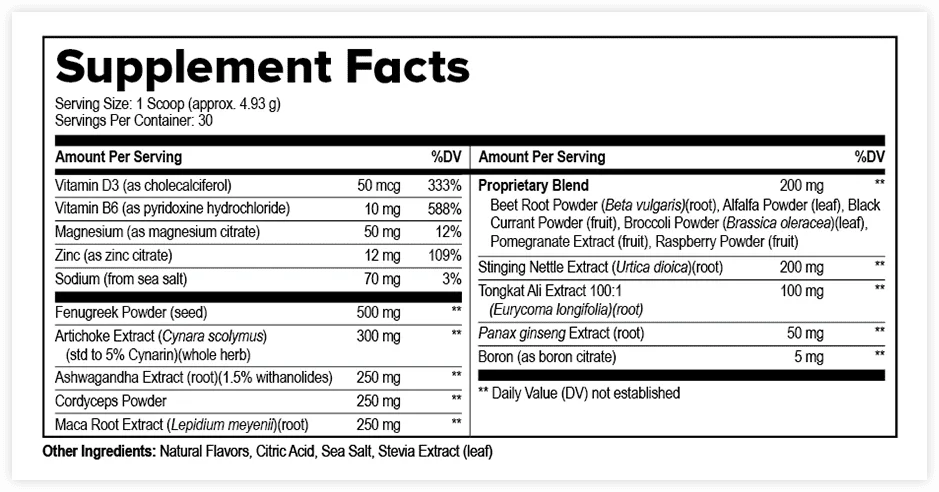 Supplement-Facts • Lord Lifestyle